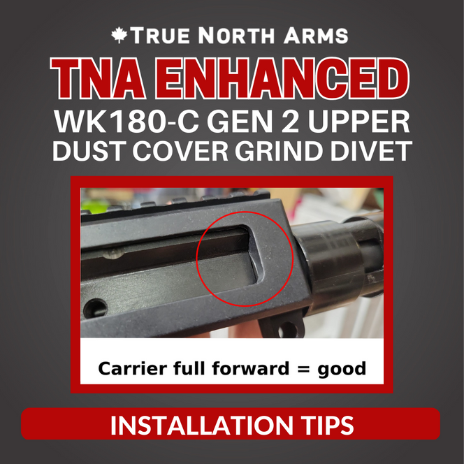 TNA ENHANCED WK180-C GEN2 UPPER DUST COVER GRIND DIVET/CUT-OUT | INSTALLATION TIPS