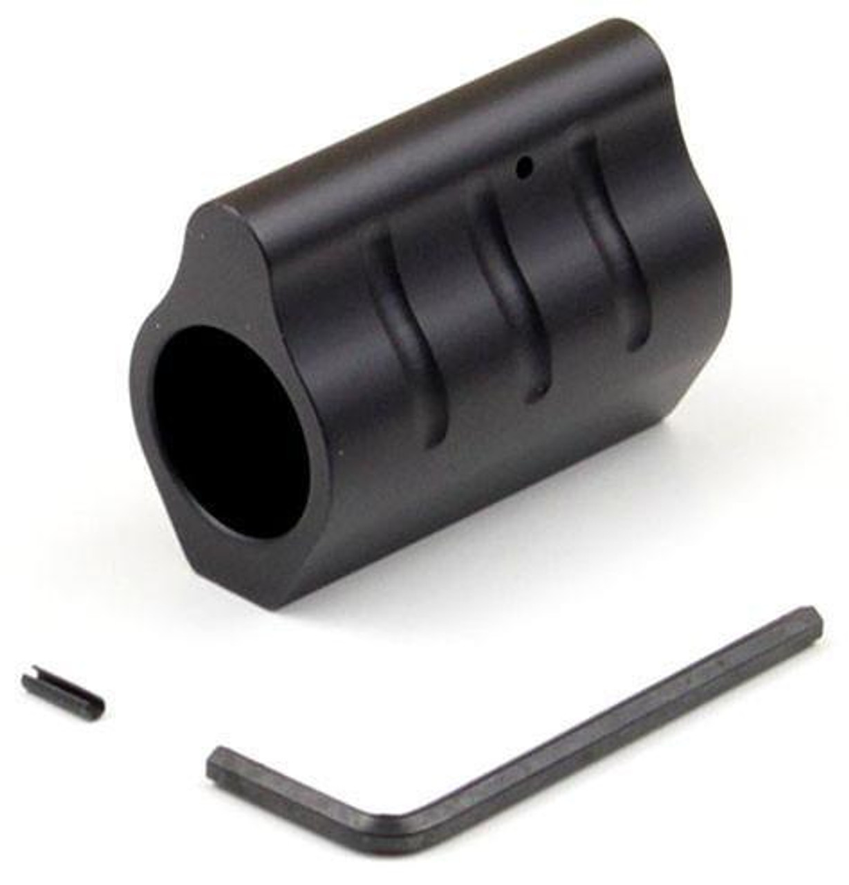 Gas Block, Aluminum, Low-Profile (for 0.75" barrel) (Long Version)