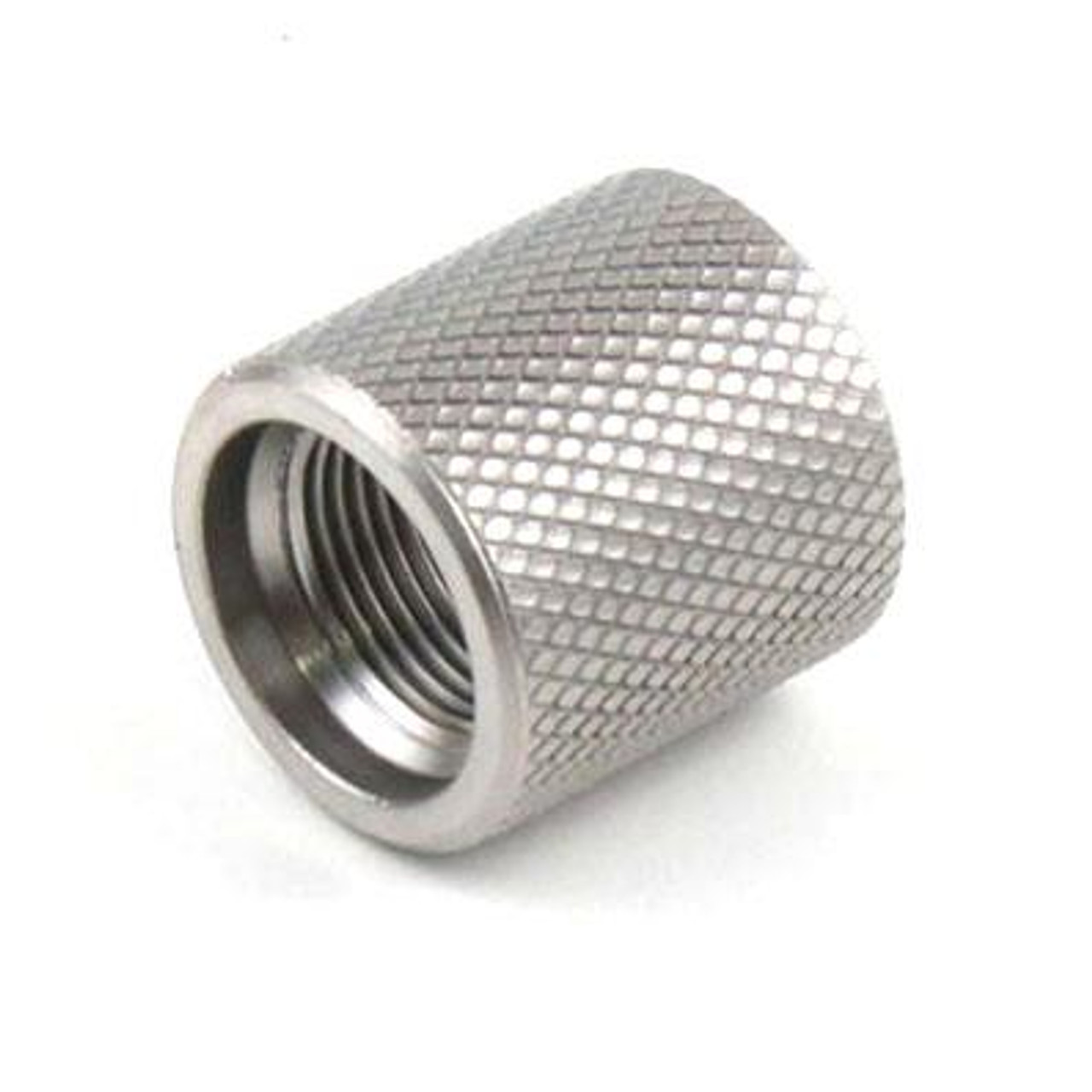 Knurled Muzzle Thread Protector (Stainless)