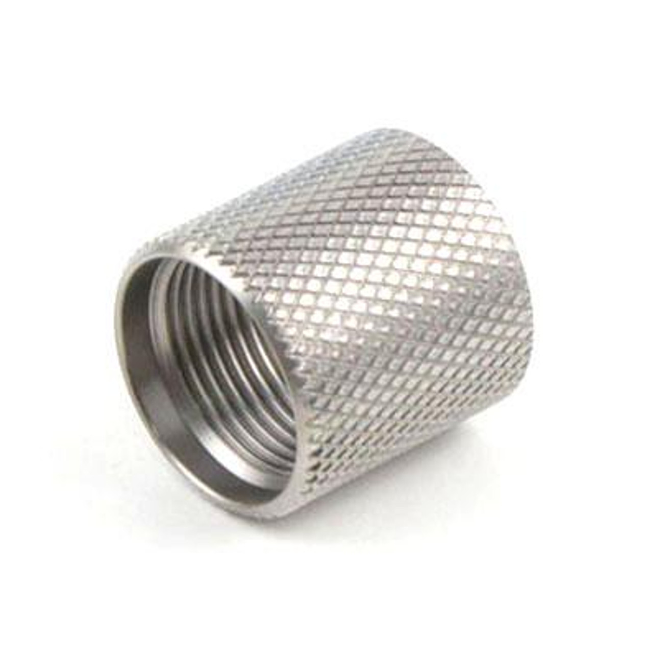 Knurled Muzzle Thread Protector (Stainless)