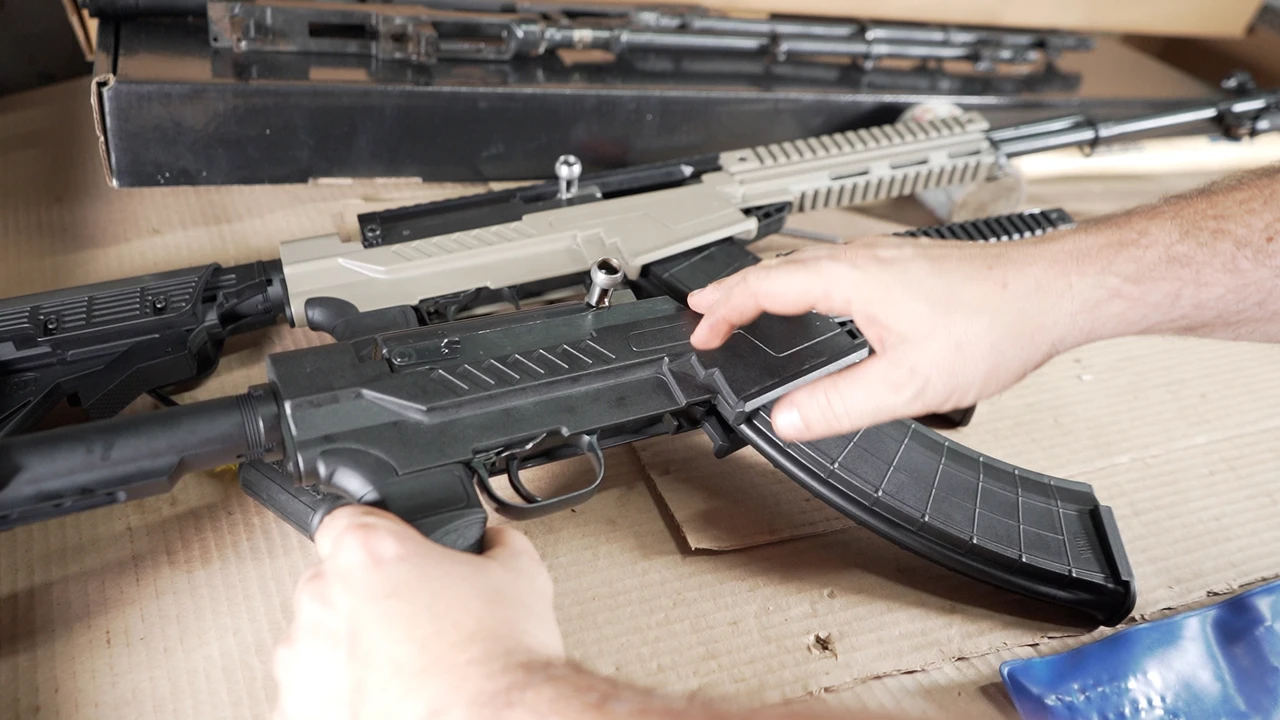 BLEM powder coated grade B Picatinny Chassis for SKS combo kit