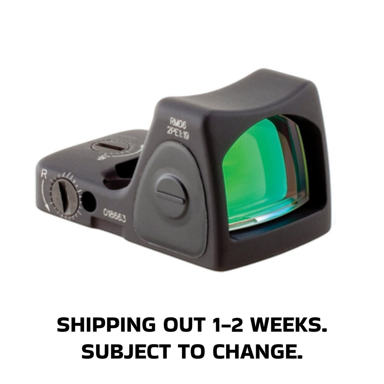 Trijicon RM06 RMR Sight Adjustable LED Type 2 - 3.25 MOA, Black [RM06-C-700672]