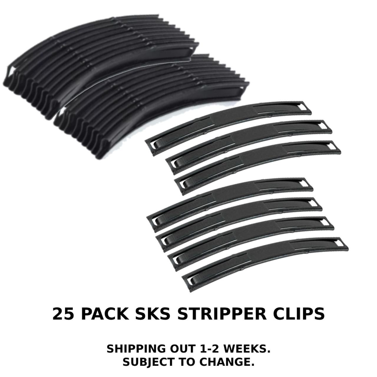 SKS Original Stripper Clips, 7.62x39mm, 25 pack