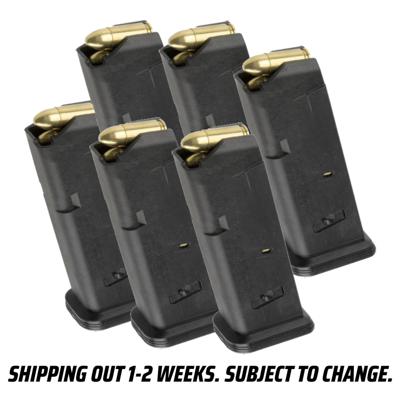 *6-PACK* Magpul MAG907 PMAG 10 GL9 9mm Magazines for Glock G19
