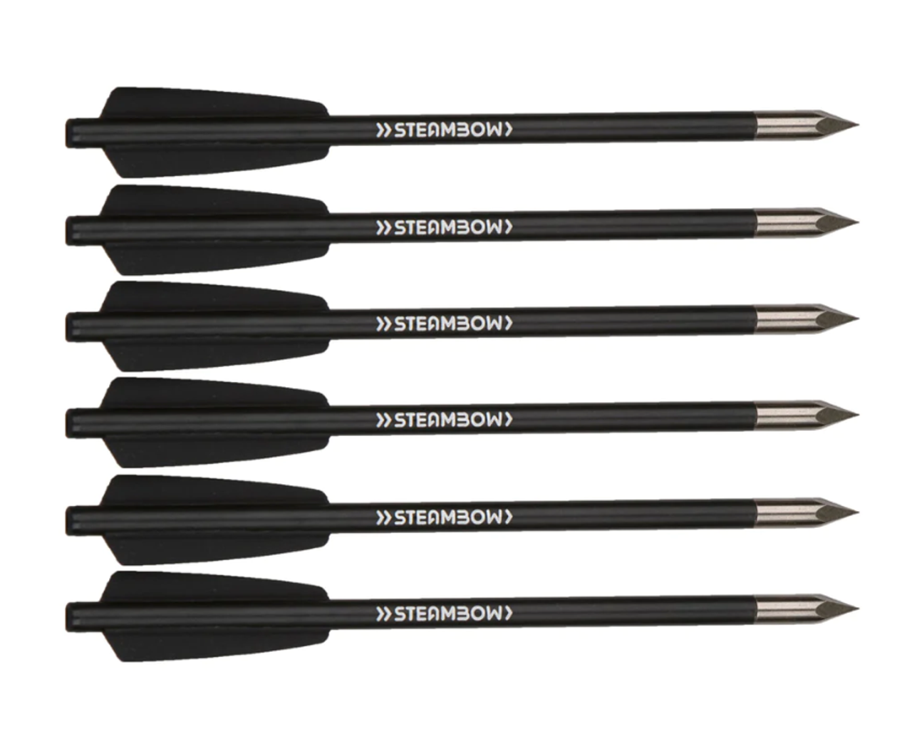 Steambow AR-Series Aluminum Bodkin Arrows, Set Of 6