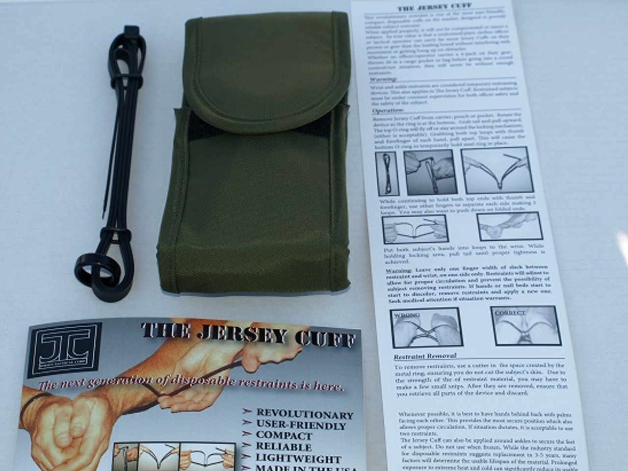 Jersey Tactical Tac Pac Cuffs Pack