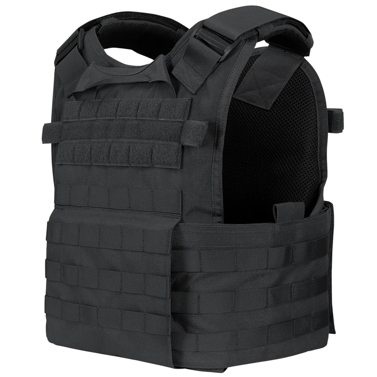 Combat Defense Armour Pack, Condor Plate Carrier, Guardian Gear Handgun Rated Armour Plates & Guard Dog Ballistic Helmet w/ Cover, Black