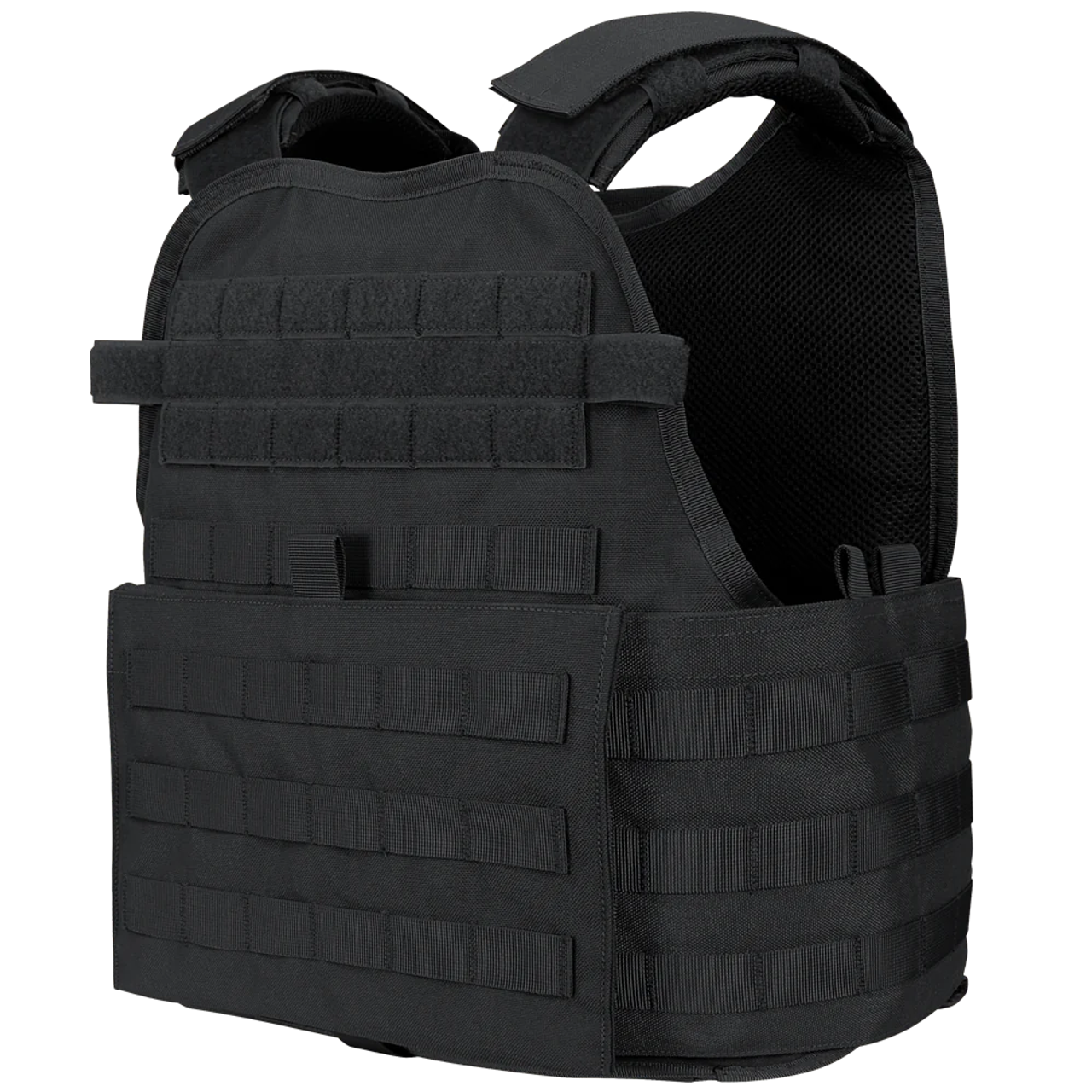 Combat Defense Armour Pack, Condor Plate Carrier, Guardian Gear Handgun Rated Armour Plates & Guard Dog Ballistic Helmet w/ Cover, Black
