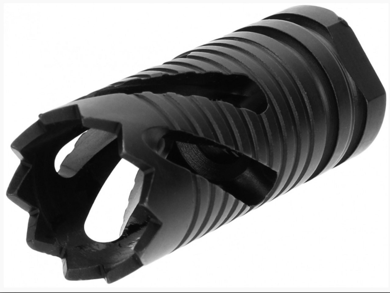 TNA 5/8"x24 Thread Crown Style Muzzle Brake, Nitride (.308) (USA Made)