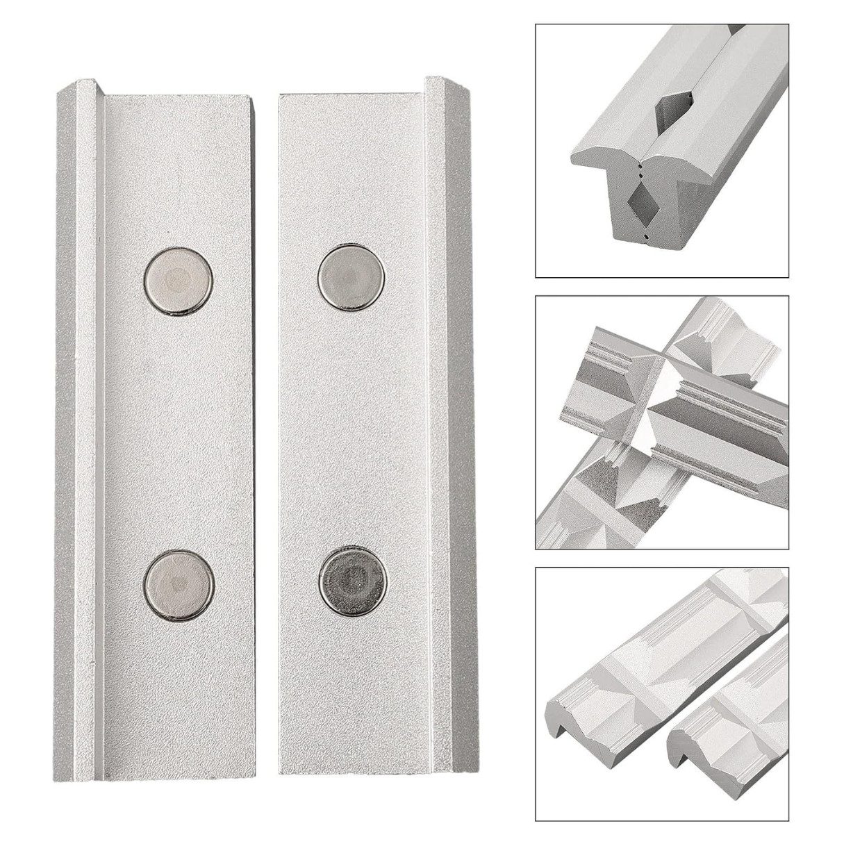 Magnetic Vise Jaws 4 & 5 inch V Type Vice Jaws