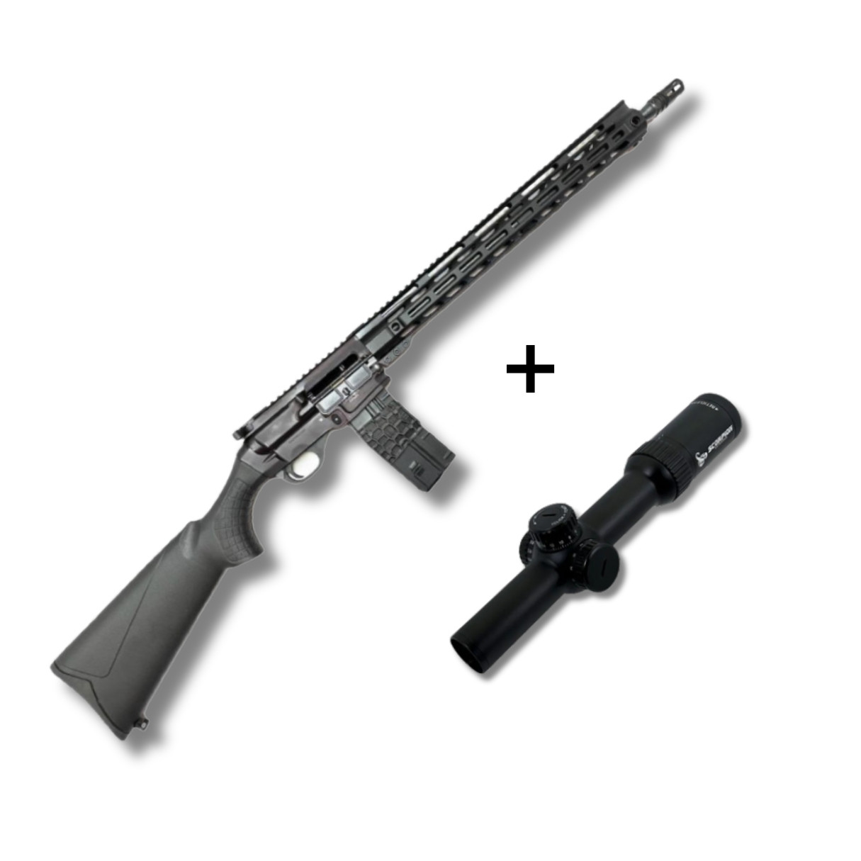 Backland Hunter with Scorpion 1-8×24 Rifle Scope Combo