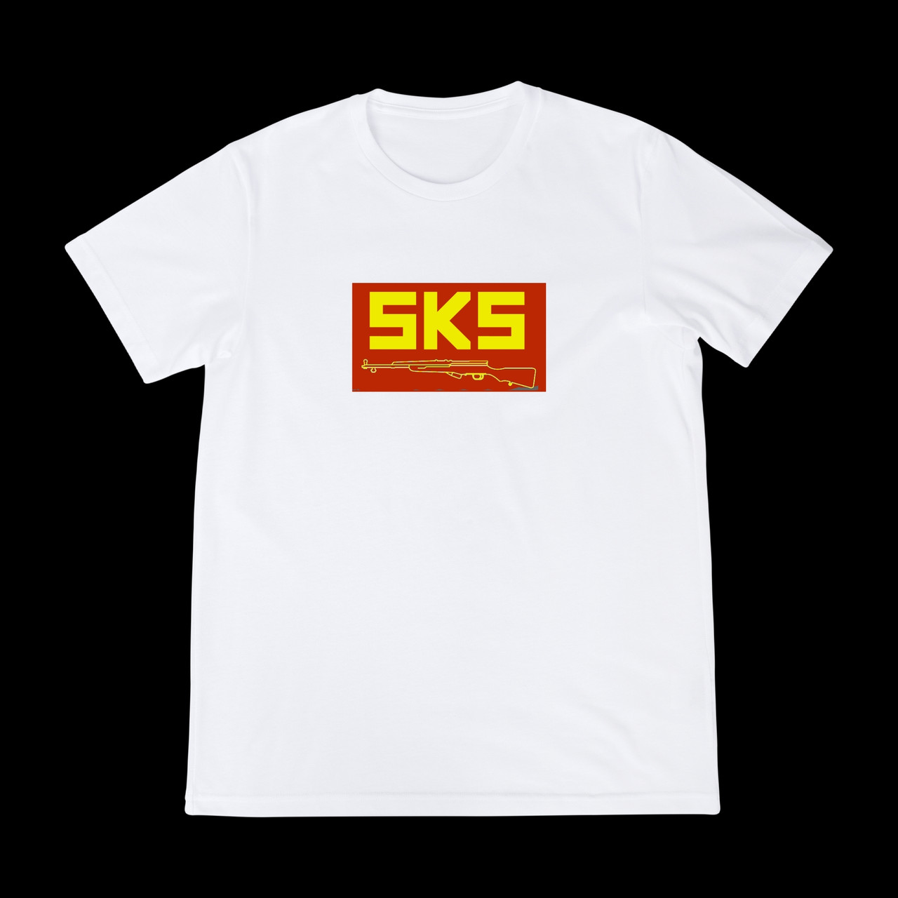 TNA T-Shirt (SKS in red) - White base