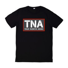 TNA Logo T-Shirt (GWR) - Black base 5.5x10"