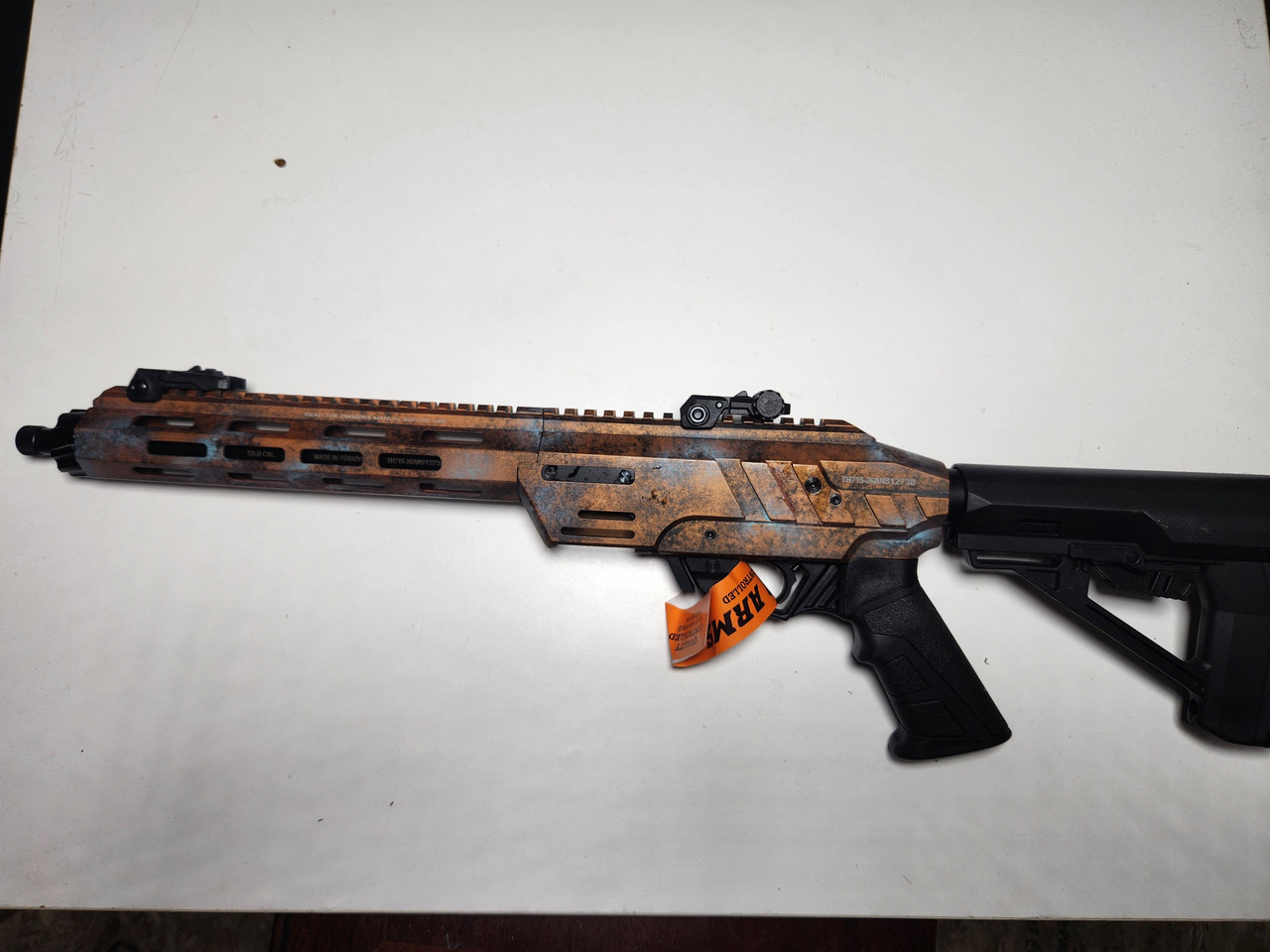 ADLER RF224 TACTICAL .22 LR Rusted – 11.7″