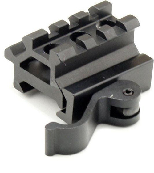 Quick-Release Two-position Mini Picatinny Rail (45-Degree or Elevated)