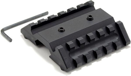 Two-Sided 45-Degree Offset Mount for Weaver or Picatinny Rail