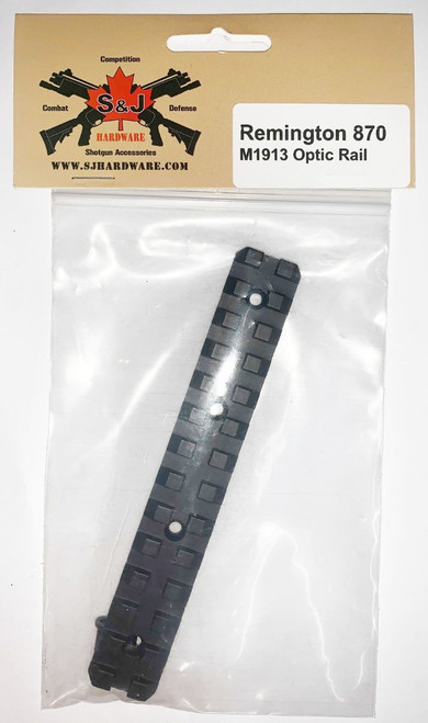 S & J Hardware M1913 Picatinny Scope Base Rail for Remington 870/1100