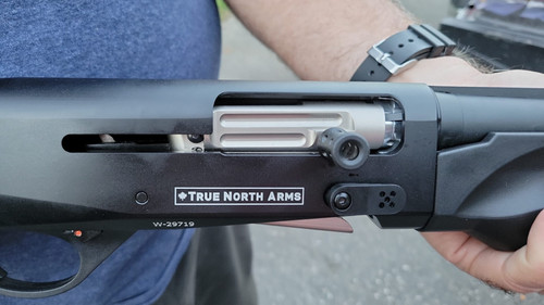TNA VR-66 12ga Semi-Auto Shotgun, 30" BBL, Nickel Carrier, Black Synthetic Stock, Non-Restricted