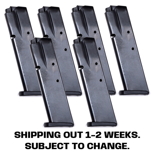 *6-PACK* ProMag CZ CZ-75, TZ-75, and Baby Eagle 9mm 10Rd Magazines, Blue Steel [CZ-03]