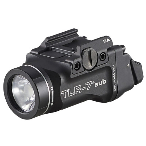 Streamlight TLR-7 SUB Compact Tactical Handgun Light, for Glock 43X/48 MOS / 43X/48 Rail, 500 Lumens