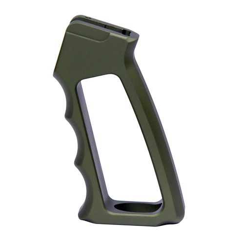 Ultralight Series Skeletonized Aluminum Pistol Grip, Gen 2, Anodized OD Green