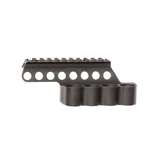 SureShell Aluminum Carrier And Rail For Moss 500/590, 12ga, 4-shell, 4 3/4 in [93620]