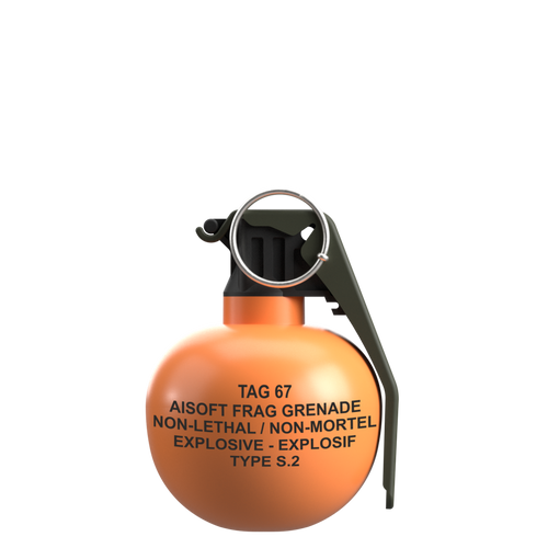 HARDCORE TagInn Pro TAG-67 Frag Grenade less lethal 2 pack