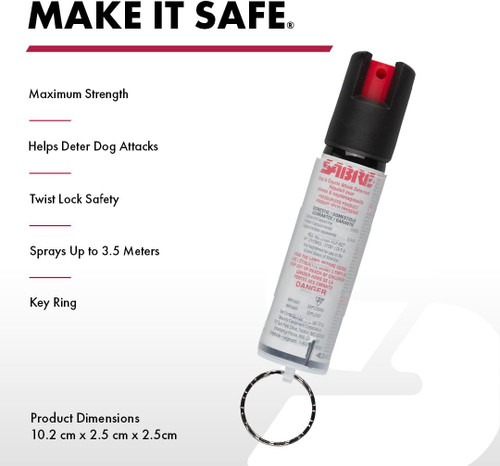 Sabre Dog & Coyote Attack Deterrent With Key Ring