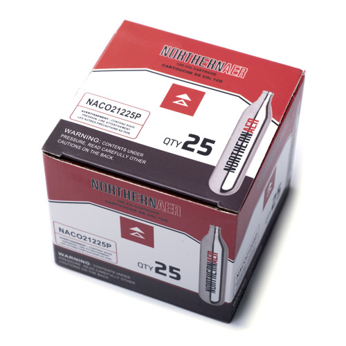 Northernaer 12 Gr CO2 Cartridge 25 Pack