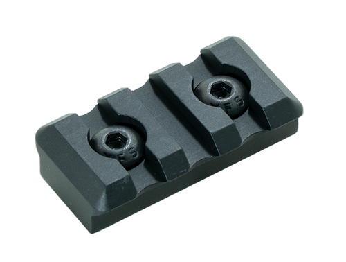 TIMBER CREEK M-LOK 3 Slot Picatinny Rail - Black