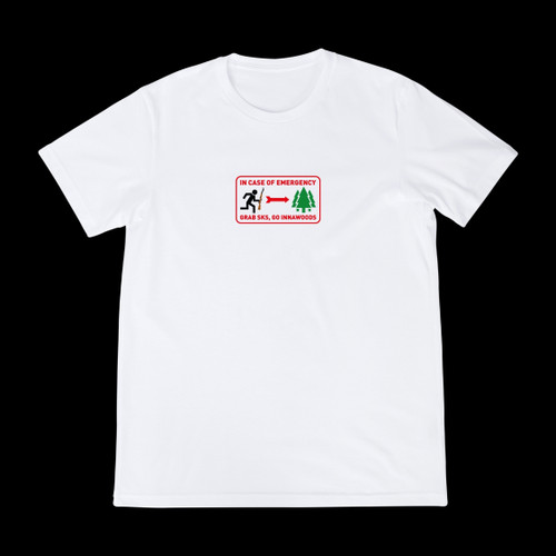 TNA T-Shirt (In case of emergency, grab SKS, go inna woods) - White base