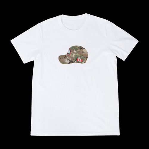TNA T-Shirt (Camo hat) - White base