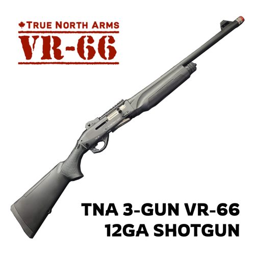 TNA 3-GUN VR-66 12ga Shotgun, Semi-Auto, Combo Kit 18.6" & 14" (uninstalled) Barrel