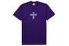 Supreme Cross Box Logo Tee Purple F/W 20'