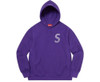 Supreme Hoodie Swarovski S Logo Purple S/S 21'