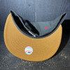 New Era Boston Red Socks Fitted Hat Two-Tone Black/Brown Sz 7 3/8 (#9858)