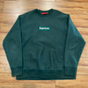 Supreme Box Logo Crewneck Dark Green F/W 18' Sz XL