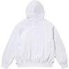 Supreme Satin Applique Hoodie Ash Grey F/W 23'