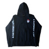 BAPE Crossbone Zip Up Hoodie Black
