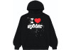 Spider I Heart SP5 Souvenir Hoodie Black S/S 24'