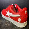 BAPE STA Low #3 Line Camo Red