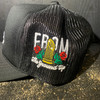 From The Ground Up LA Champion Patch Padded Trucker Hat Black/White