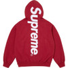 Supreme Satin Applique Logo Hoodie Dark Red F/W 25'