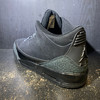 Air Jordan 3 Black Cat 25' Sz 7Y