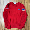 Supreme Honda Fox Racing Crewneck Red F/W 19' Sz S