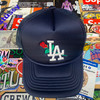 From The Ground Up LA Padded Trucker Hat Navy