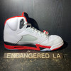 Air Jordan 5 Fire Red Black Tongue 25'  Sz 11.5