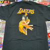 Lakers One Piece Black Tee Sz XL
