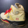 Air Jordan 5 Off-White Sail Sz 9.5