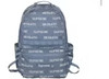 Supreme Logo Backpack Light Blue F/W 26'